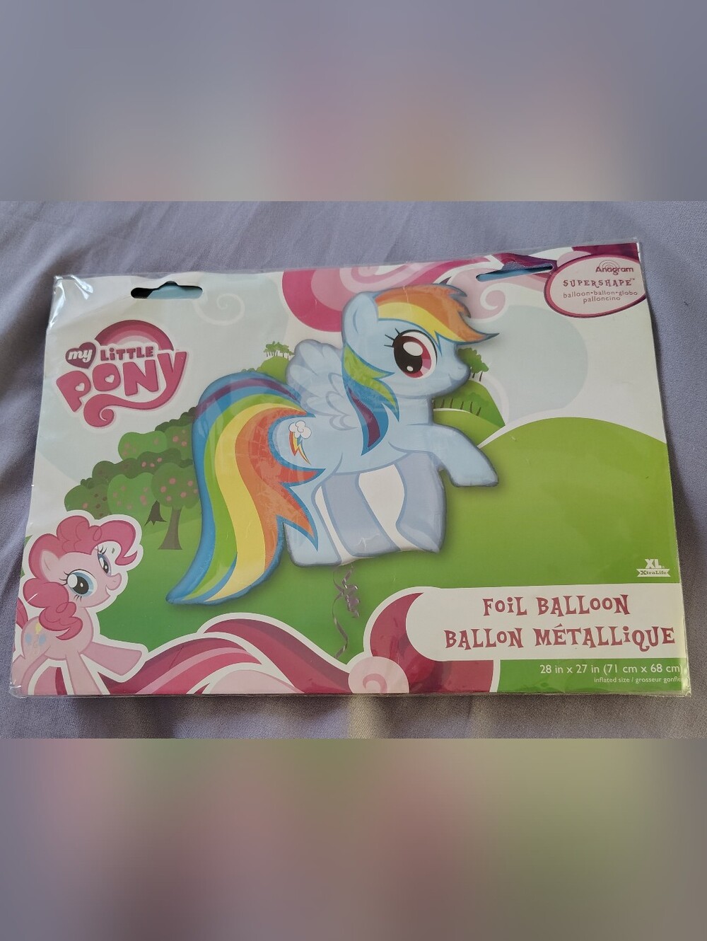 My Little Pony Rainbow Mane Foil Balloon - Blue, Rainbow